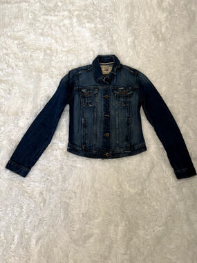 Women’s TRF Premium Wash Denim Wear Jean Jacket Size Small
